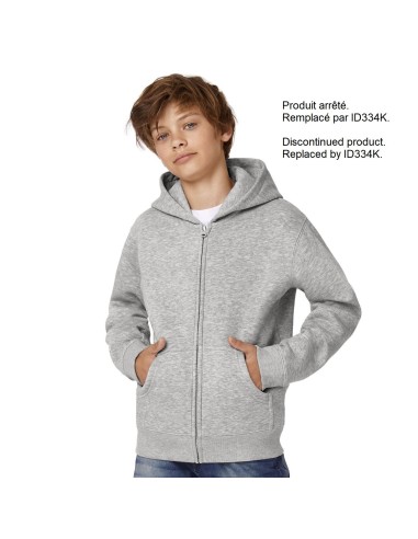 BetC-WK682-Kids Hooded Full Zip Sweat